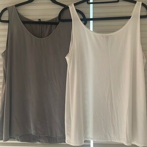 Eileen Fisher two camisoles size L